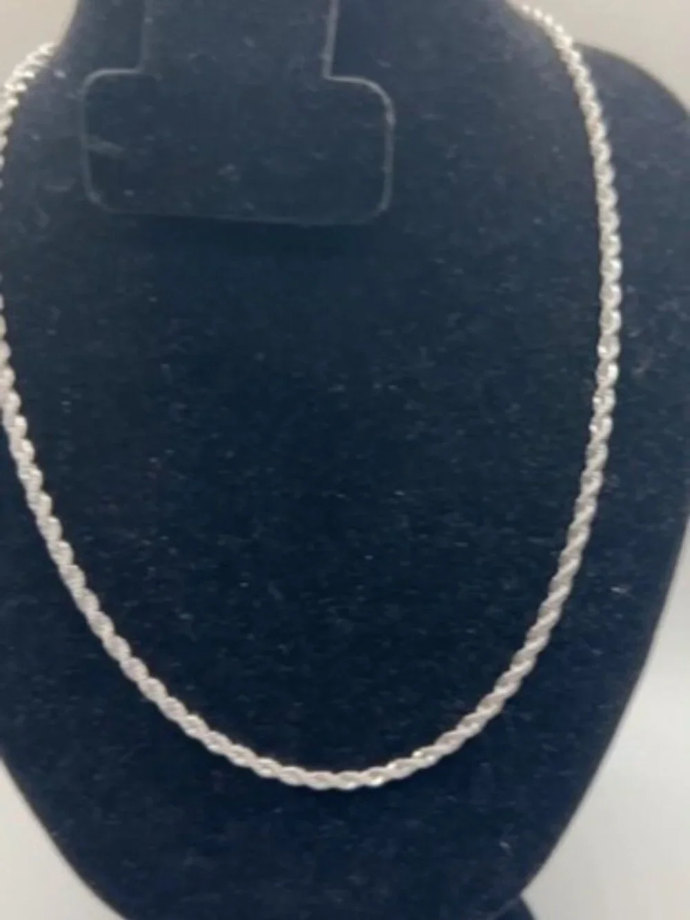 Mens Rope Chain 3mm 22 Inch Real Silver Miami Bold Plated Solid Durable New